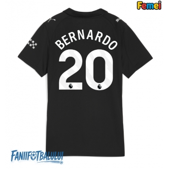 Manchester City Bernardo Silva #20 Tricou Fotbal Replică 2025-26 Femei Deplasare